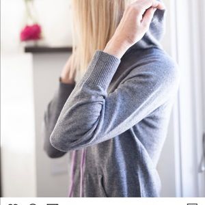 GreyAspen 100% Cashmere Hoodie Grey M